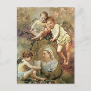 Cartão Postal Rainha Vitória - Em Memoriam