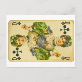 Cartão Postal Rainha vitoriana dos clubes