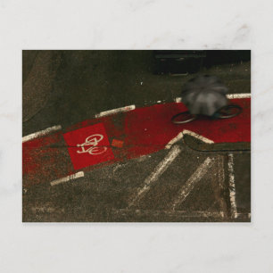 Cartão Postal Rainy Ride