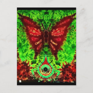 Cartão Postal Raio-borboleta