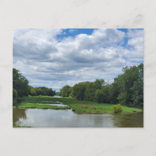 Cartão Postal Raisin River, Monroe, Michigan