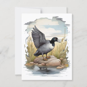 Cartão Postal Raiz americana nas zonas úmidas