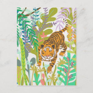 Cartão Postal Raiz da Selva - Tigre