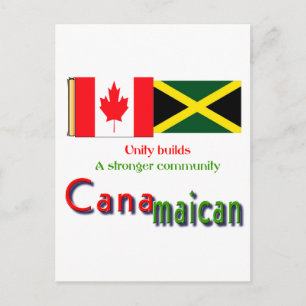 Cartão Postal raízes jamaicanas-canadianas