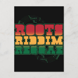 Cartão Postal Raízes Riddim Reggae