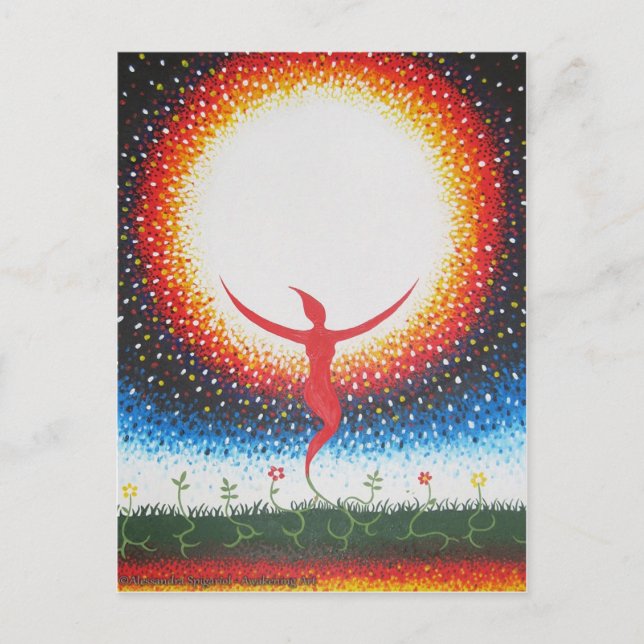 Cartão Postal Raízes universais (Frente)