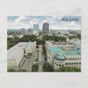 Cartão Postal Raleigh North Carolina City Skyline Museum Viagem