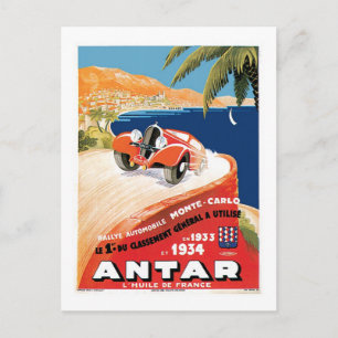 Cartão Postal Rallye Automobile Monte Carlo