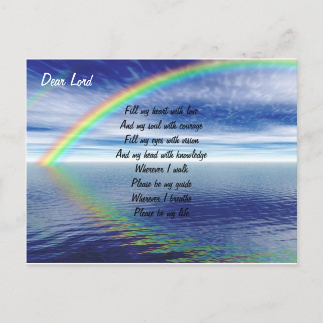 Cartão Postal Ralph Staples religioso (Frente)