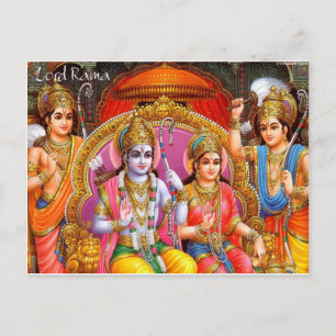 CARTÃO POSTAL RAMA E SITA