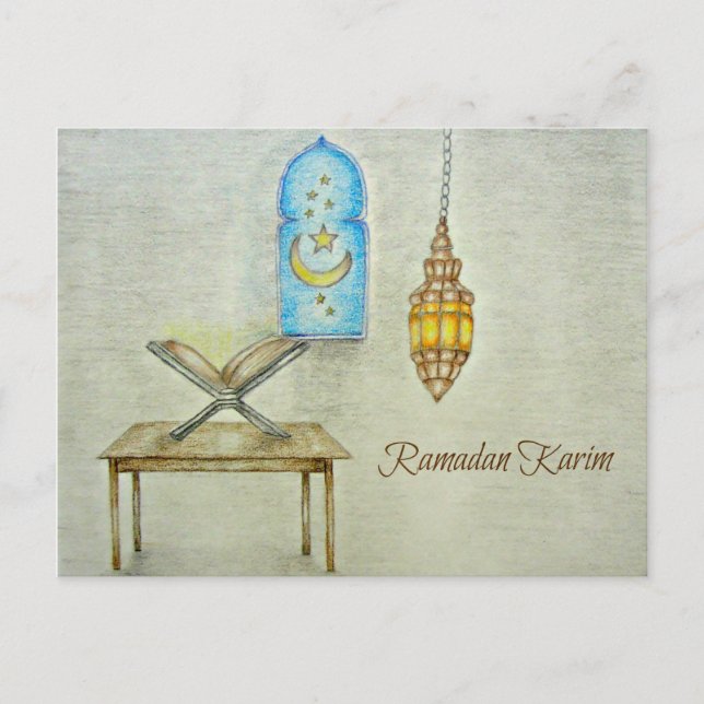 Cartão Postal ramadan karim (Frente)