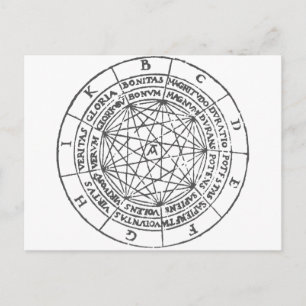 Cartão Postal Ramon Llull Ars Magna