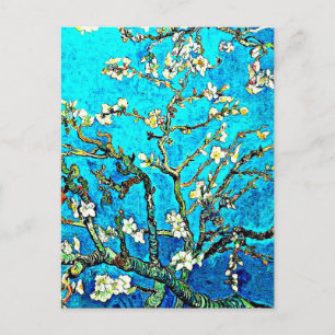 Cartão Postal Ramos com Flores de Amendoeira