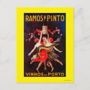 Cartão Postal Ramos Pinto Vintage PosterEuropa
