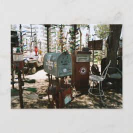 Cartão Postal Rancho da árvore da garrafa de Elmer, rota 66,