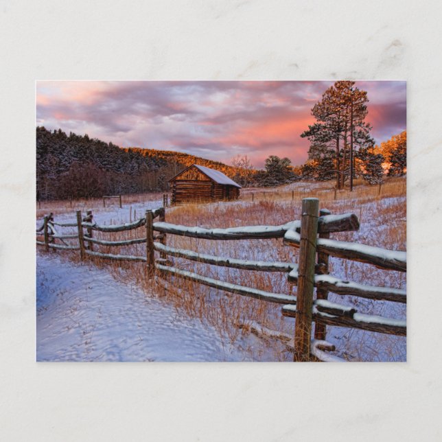 Cartão Postal Rancho de Neve (Frente)