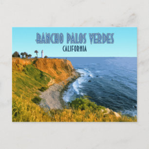 Cartão Postal Rancho Palos Verdes California Point Vicente