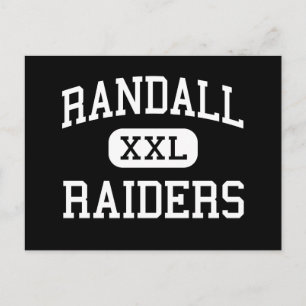 Cartão Postal Randall - Raiders - Ensino Médio - Amarillo Texas