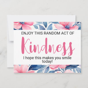 Cartão Postal Random Act of Kindness