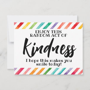 Cartão Postal Random Act of Kindness
