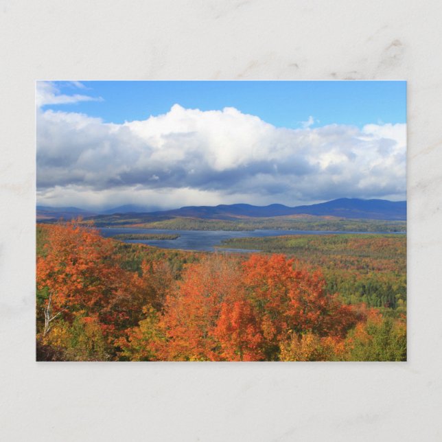 Cartão Postal Rangeley Lake Autumn View (Frente)