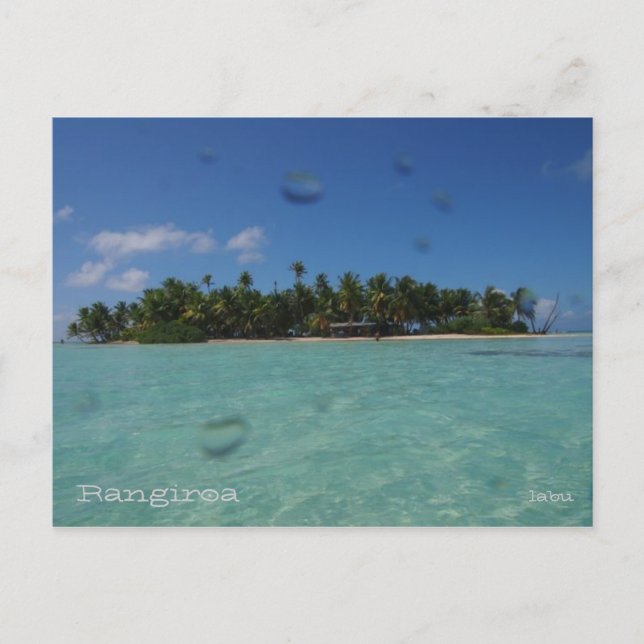 Cartão Postal Rangiroa (Frente)
