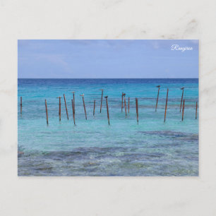 Cartão Postal Rangiroa Polinésia Francesa