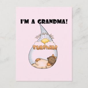 Cartão Postal Rapariga Americana Sunshine-African da Vovó