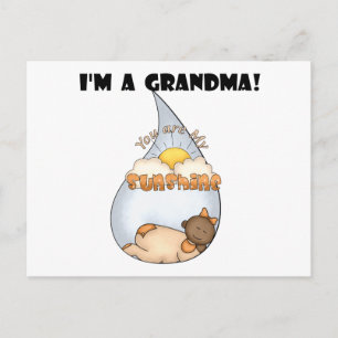 Cartão Postal Rapariga Americana Sunshine-African da Vovó