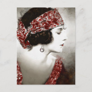 Cartão Postal Rapariga cigana exótica