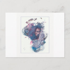 Cartão Postal Rapariga da África