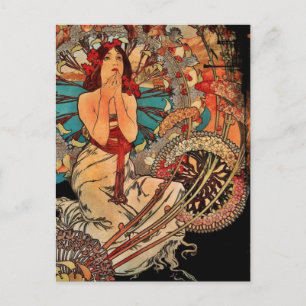 Cartão Postal Rapariga de Monte Carlo