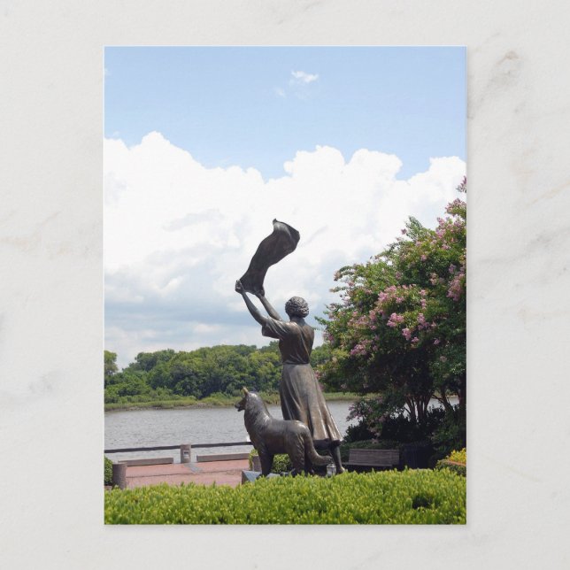 Cartão Postal Rapariga De Savana Georgia (Frente)