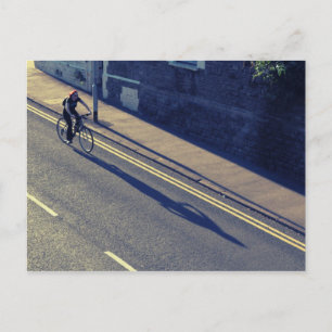 Cartão Postal Rapariga em Bicicleta (Processo Cruzado)