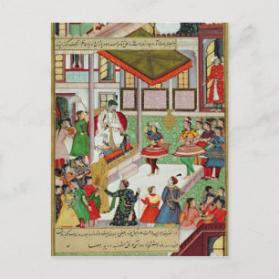 Cartão Postal Raparigas dançantes tomaram o palácio de Baz Bahad