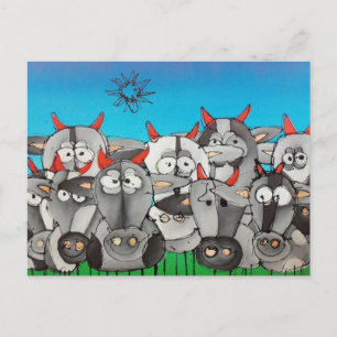 Cartão Postal raparigas do interior