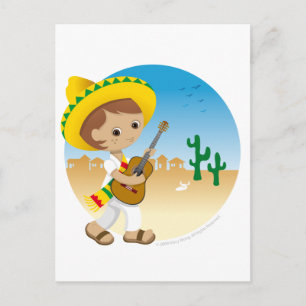 Cartão Postal rapaz mexicano