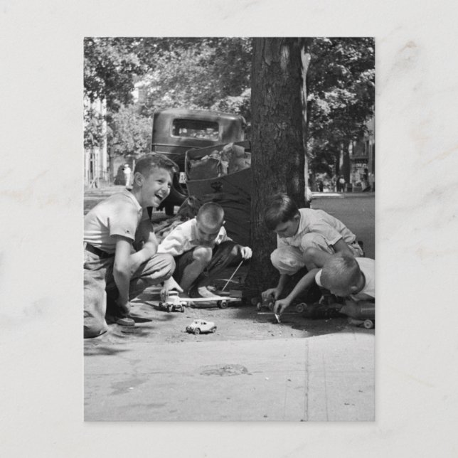 Cartão Postal Rapazes de Georgetown, década de 1930 (Frente)