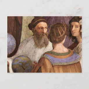 Cartão Postal Raphael: Escola de Atenas (detalhe)
