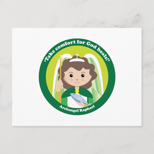 Cartão Postal Raphael, o Arcanjo (Frente)