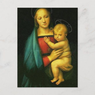 Cartão Postal Raphael Sanzio - Madonna del Granduca