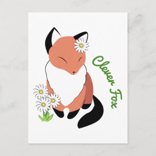 Cartão Postal Raposa Clever