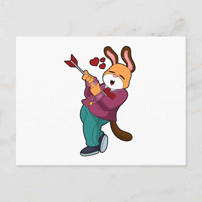 Cartão Postal Raposa como Almoço com Fato (Frente)