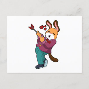 Cartão Postal Raposa como Noivo com Terno