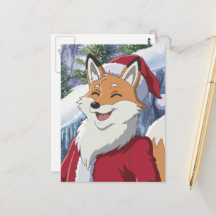 Cartão Postal Raposa Santa Adorável