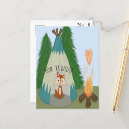 Cartão Postal Raposa Solitária