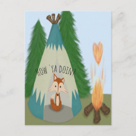 Cartão Postal Raposa Solitária