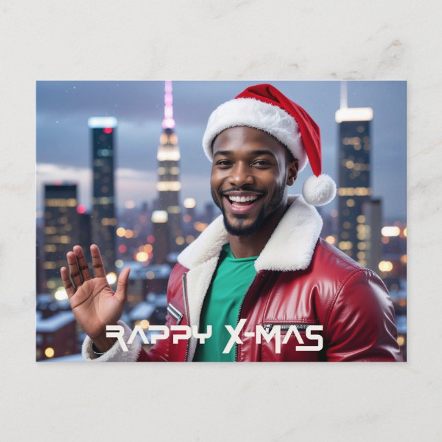 CARTÃO POSTAL RAPPY X-MAS (Frente)