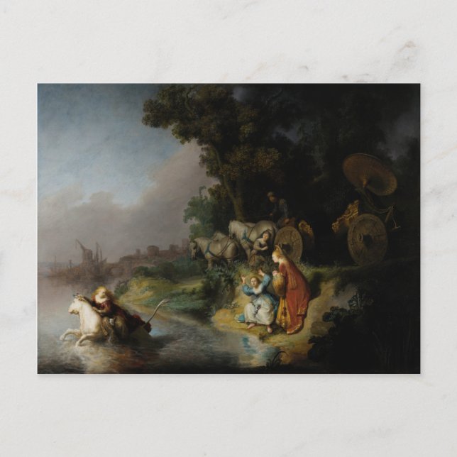 Cartão Postal Rapto de Europa por Rembrandt (Frente)