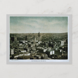 Cartão Postal Rare 1903 São Francisco da foto de Nob Hill